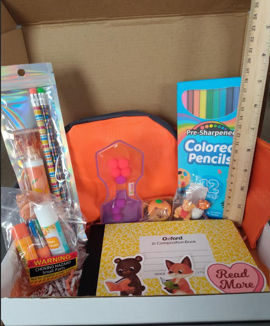 🐻📚 J&G Curated Boxes – Elementary School Supply Box 📚🐻